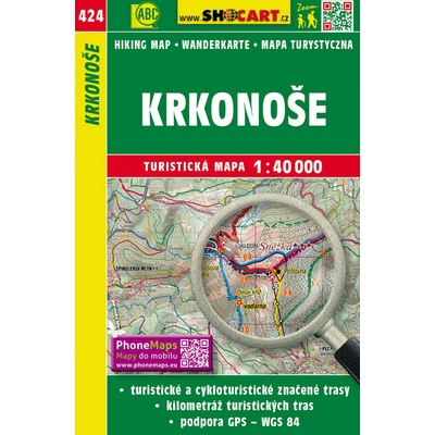 Krkonoše turistická mapa