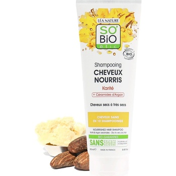 So´Bio šampon s karité a arganovými ceramidy 250 ml