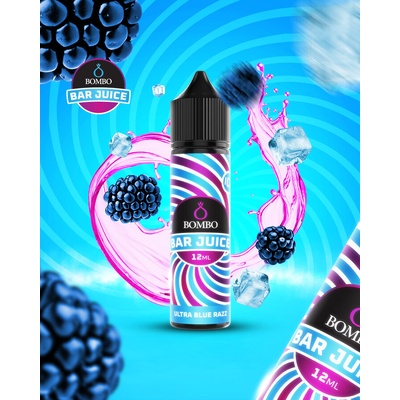 Bombo Bar Juice Ultra Blue Razz 12ml/60ml Flavorshot