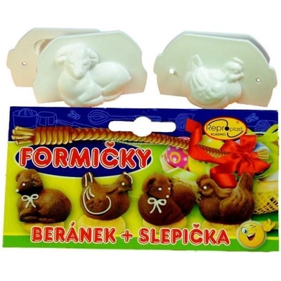REPROPLAST Formičky beránek+slepička na nepečené cukroví
