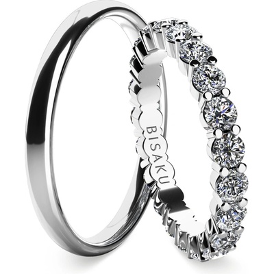 Bisaku Snubní Salome BIS B30327275WG Stříbrná