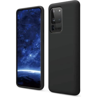 elago Silicone Case - силиконов (TPU) калъф за Samsung Galaxy S20 Ultra (черен)