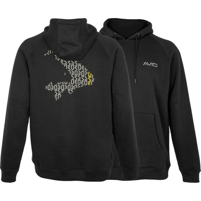 Avid Carp mikina Compound Hoodie Black – Zboží Mobilmania