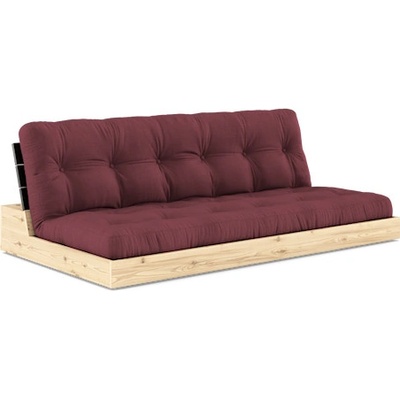 KARUP sofa BASE natural pine black bordeaux 710