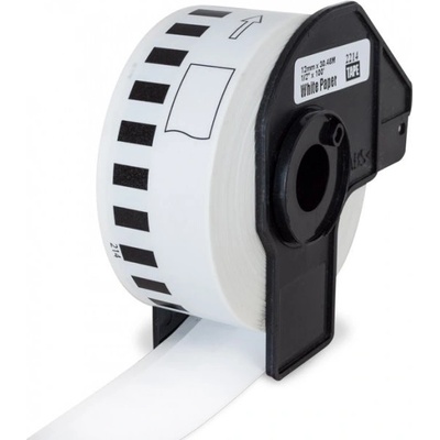 PRINTLINE kompatibilní etikety s Brother DK-22214, papírová role 12 x 30,48m PLLB13