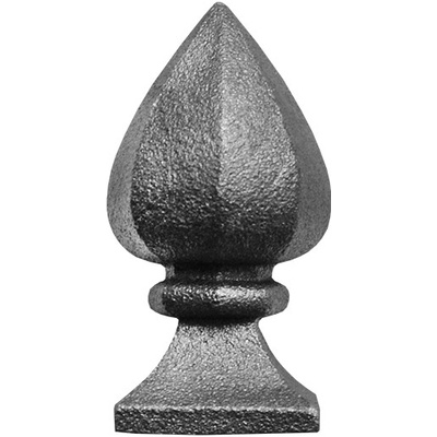 Šiška 118mm, podstavec 48x48mm, dutá