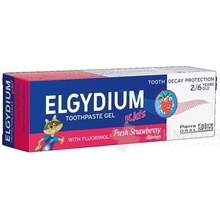 Elgydium Kids gelova zubná pasta s fluorin. 2-6 rokov jahoda 50 ml