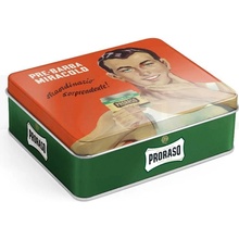 Proraso Green Vintage Selection Gino krém na holenie 150 ml + krém pred holením 100 ml + balzam po holení s vôňou mentolu a eukalyptu 100 ml darčeková sada