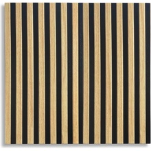 Impol Trade samolepící panely PE2 66,5 x 66,5 cm lamely světle hnědé 1ks