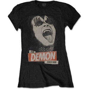 Kiss The Demon Rock Black S Дамски Риза (KISSTS12LB01)