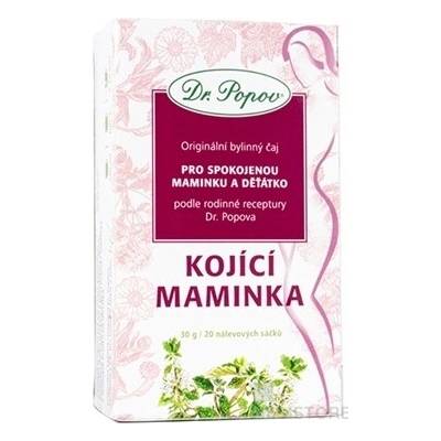 Dr. Popov Originální bylinný čaj Kojící maminka bylinný čaj na podporu dojčenia 20 ks