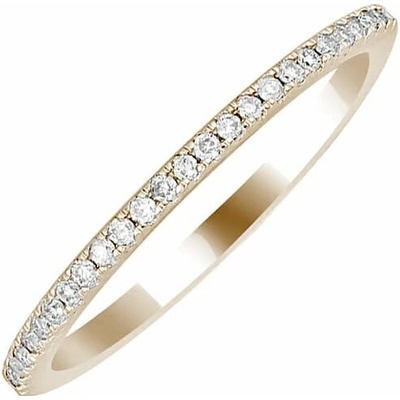 Eppi Eternity prsteň s lab grown diamantmi z orieškového zlata Melech R49929