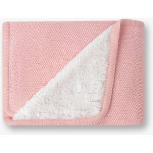 KikkaBoo Плетено памучно одеяло с шерпа Dream Big Pink (31103010046) - bobybaby