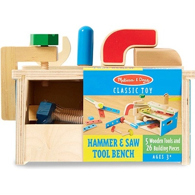 Melissa & Doug Drevený pracovný stolík s náradím
