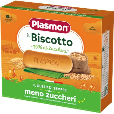 Plasmon Бишкоти -30% захар 6+м 320г