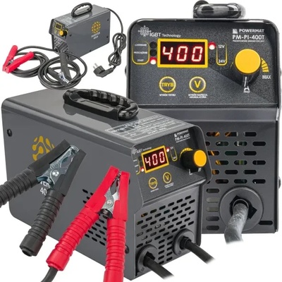 Powermat Инверторно зарядно стартерно устройство Powermat PM-PI-400T/ 400A/ 12/24 V (PM1244)