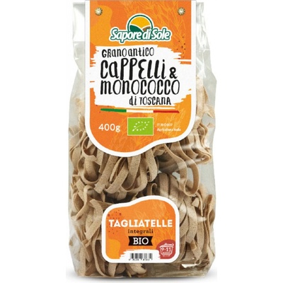 Sapore di Sole Bio Tagliatelle Cappelli & Monococco těstoviny z tvrdé pšenice 400 g