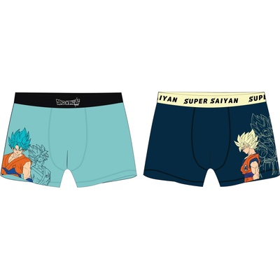 Dragon Ball licence chlapčenské boxerky Dragon Ball 5233006 mentol / tmavo modrá