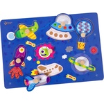 Classic World Дървен пъзел с дръжки Classic World - Космос (3616) - ozone