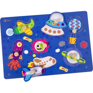 Classic World Дървен пъзел с дръжки Classic World - Космос (3616) - ozone