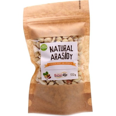 Božské oříšky Natural arašídy 150 g