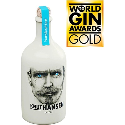 Knut Hansen Dry Gin 42% 0,5 l (holá láhev)