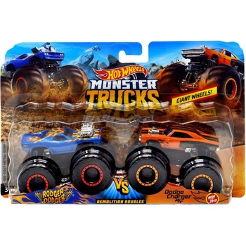 Mattel Hot Wheels Monster Trucks demolačné duo