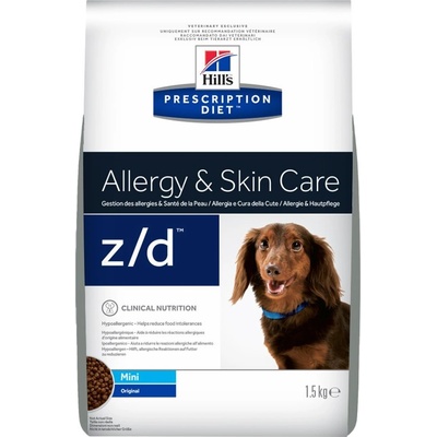 Hill's Prescription Diet Z/D Mini Alergia a starostlivosť o kožu 2 x 6 kg
