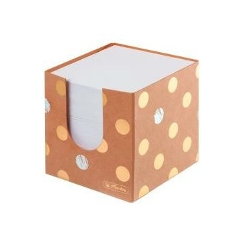 HERLITZ Blok kocka nelepená Herlitz Pure Glam 90x90x90mm kartónová krabička