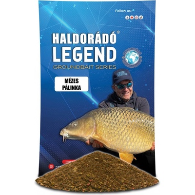 HALDORÁDÓ LEGEND GROUNDBAIT 800g Medová pálenka