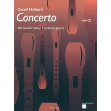 Hellbach Concerto + CD / altová zobcová flétna příčná flétna a klavír