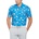 Original Penguin Golf Блуза с яка Original Penguin Golf Men's PG Alovr Oversize Short-Sleeve Performance Polo Shirt - Med Blue