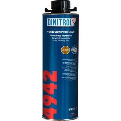 Podvozkový voskový nástřik DINITROL 4942 - 1 L - hnědá | Zboží Auto