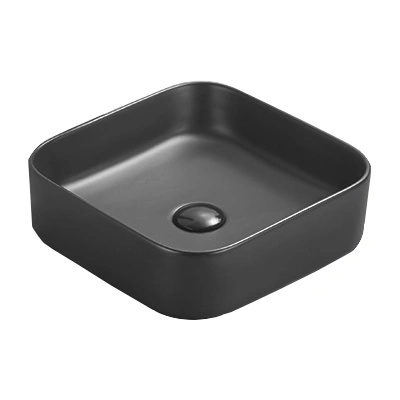 Mexen Vena мивка над плот 37 x 37 см, черен мат - 22193785 (22193785)