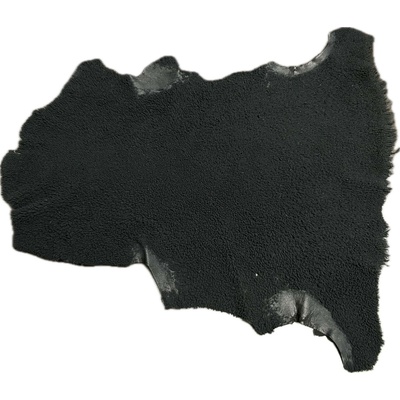Pravá ovčí kůže s vlnou (Shearling) - Černá