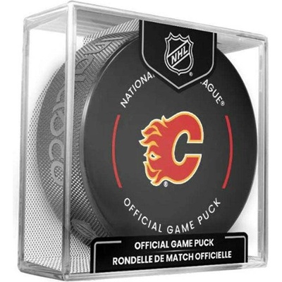 Inglasco / Sherwood Fanouškovský puk NHL Official Game Puck Calgary Flames
