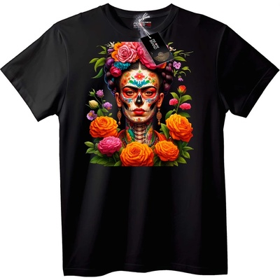 NOONEBRAND Тениска Frida Kahlo Ден на мъртвите - 5XL, White