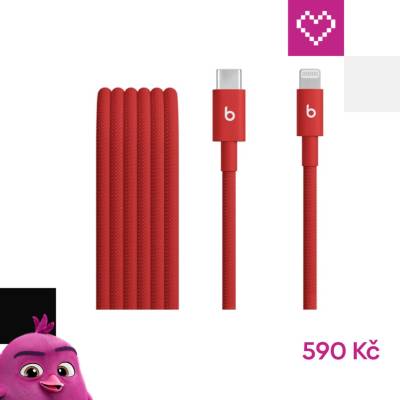 Apple MFEH4EE/A USB-C/Lightning Woven 1,5m červený