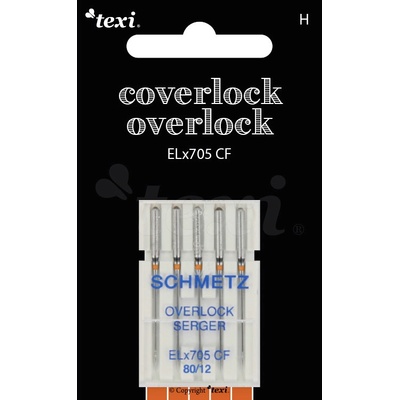 Ihly pre overlocky/coverlocky TEXI OVERLOCK/COVERLOCK ELX705 CF 5x80