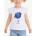 Chicco Girls Tee White/Blue