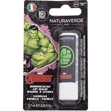 Naturaverde Avengers Lip Balm ochranný a hydratační balzám na rty s vanilkovou příchutí 5,7 ml