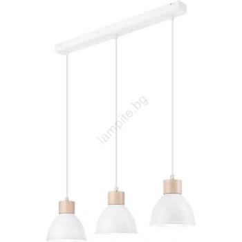 Image 1 of LAMKUR Пендел NICO 3xE27/60W/230V бял (LA42107)