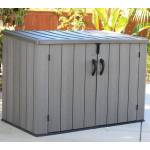 Lifetime Градински скрин за съхранение Lifetime XXL тъмно сив, 108х191x131 см