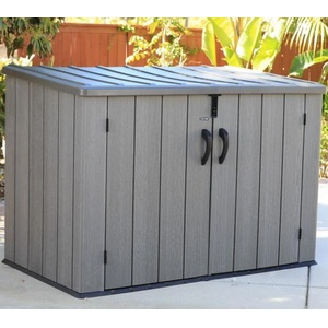 Lifetime Градински скрин за съхранение Lifetime XXL тъмно сив, 108х191x131 см