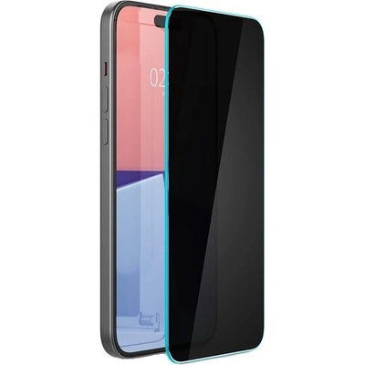 Spigen Glass tR EZ Fit HD Anti-Spy tvrzené sklo pro iPhone 16 Pro AGL07936