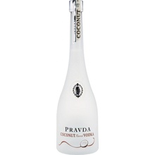 Pravda Vodka Coconut 37,5% 0,7 l (čistá fľaša)