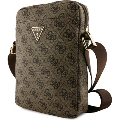 Guess PU 4G Triangle Logo Taška 8" Brown – Zboží Mobilmania