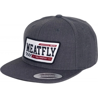 Meatfly Hornet Snapback Racing Dark Grey Šedá