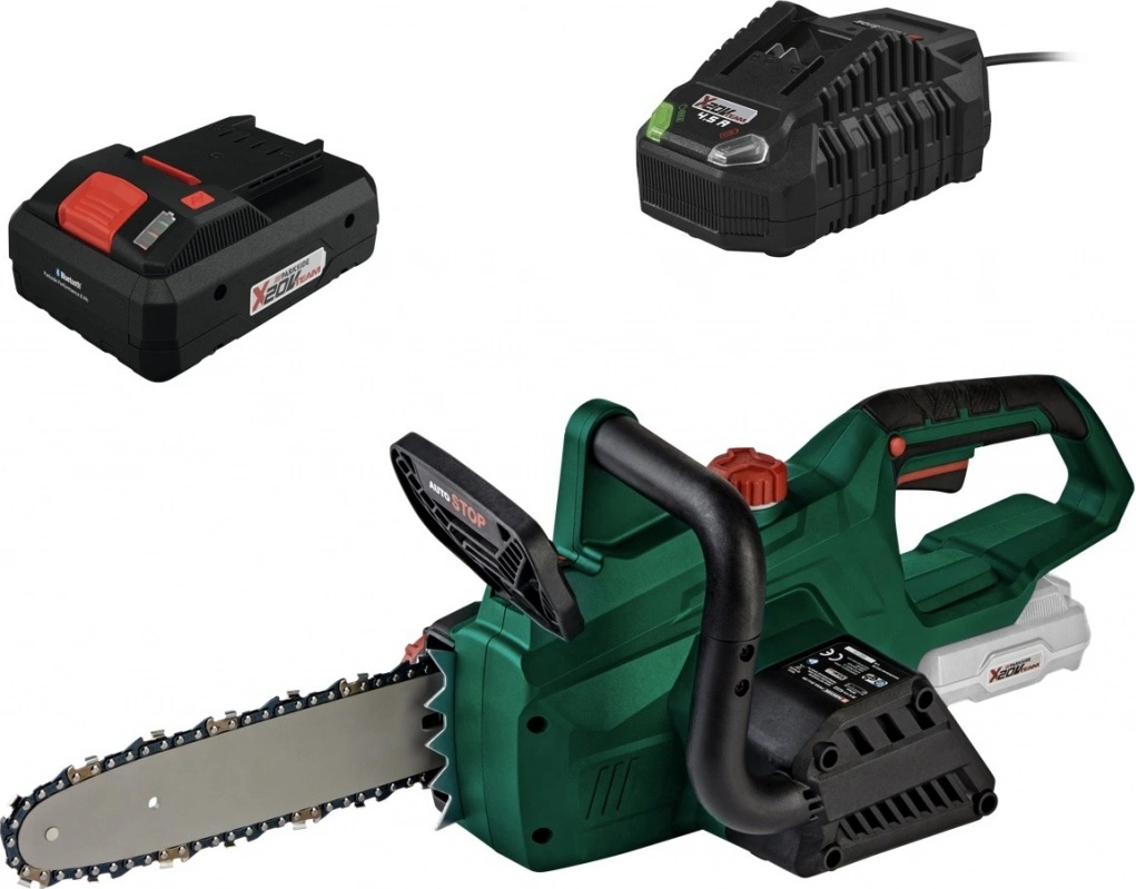 Motosega A Batteria Parkside 20V PKSA 20-Li D4 - Spada 10", Taglio Max 23 Cm, Senza Batteria - Foto 8