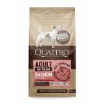 Quattro ad mini no grain hypoallergenic със сьомга и крил - суха храна за израснали кучета от малки породи с хранителни алергии - 7кг